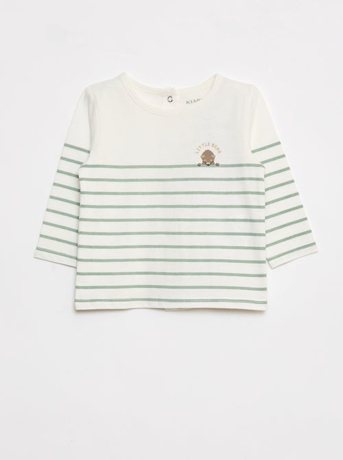 T-shirt estampado de dinossauro - Kiabi