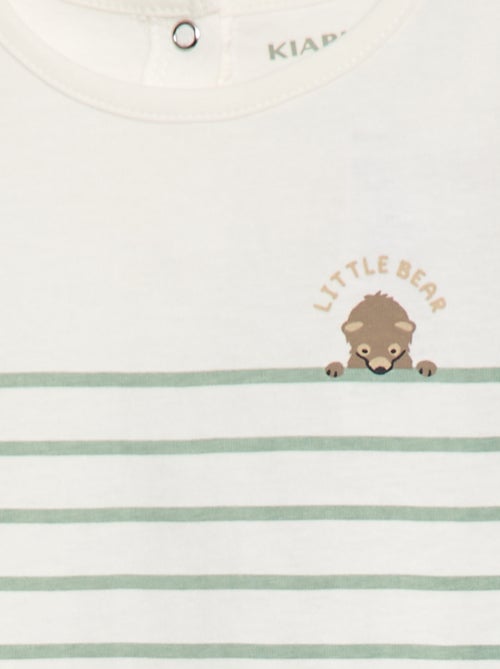 T-shirt estampado de dinossauro - Kiabi