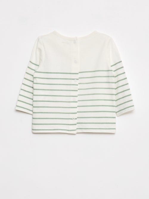 T-shirt estampado de dinossauro - Kiabi