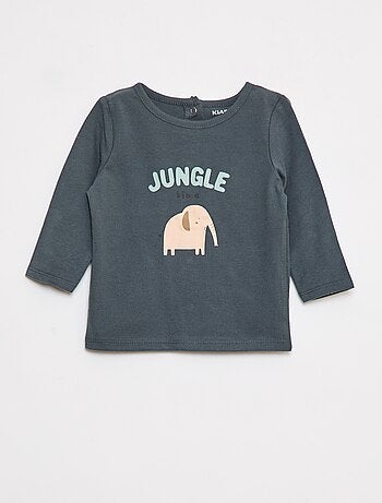 T-shirt estampado de dinossauro