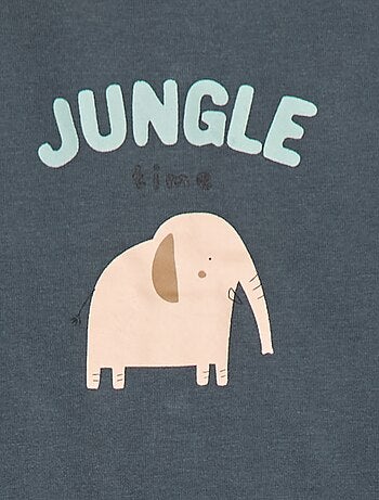 T-shirt estampado de dinossauro