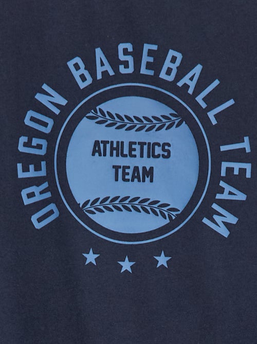 T-shirt estampado de manga comprida - So Easy - Kiabi