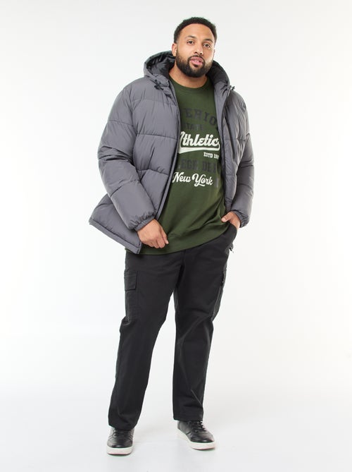 T-shirt estampado de manga comprida - Kiabi