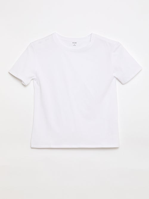 T-shirt estampado de manga curta - Fácil de Vestir - Kiabi