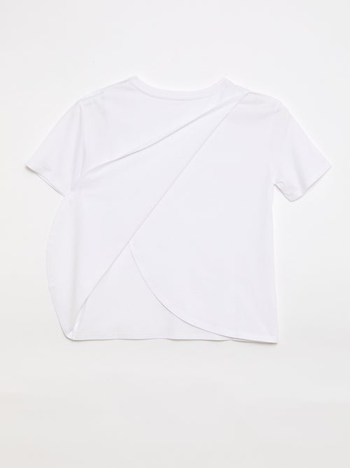 T-shirt estampado de manga curta - Fácil de Vestir - Kiabi