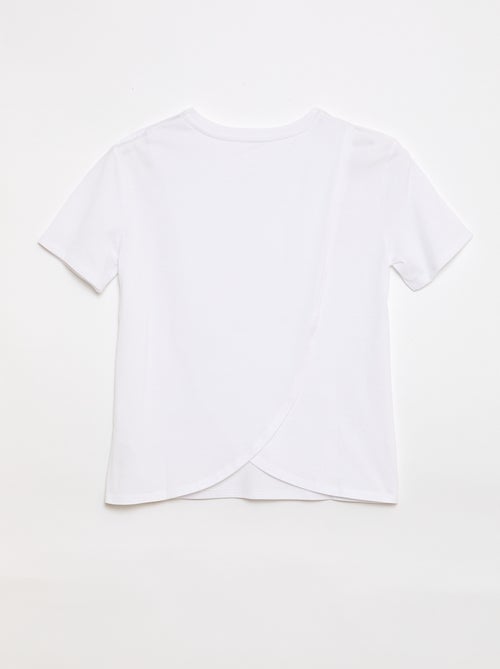 T-shirt estampado de manga curta - Fácil de Vestir - Kiabi