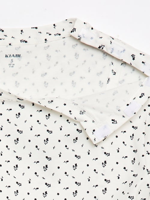 T-shirt estampado de manga curta - Fácil de Vestir - Kiabi