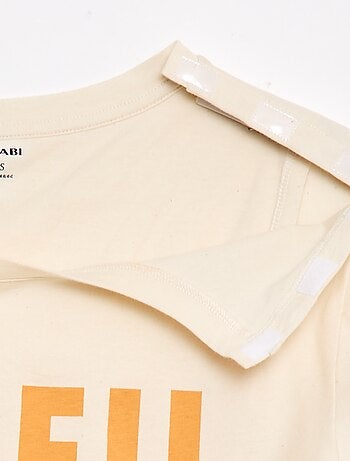 T-shirt estampado de manga curta - Fácil de Vestir