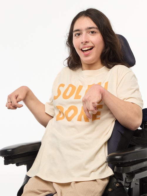 T-shirt estampado de manga curta - Fácil de Vestir - Kiabi