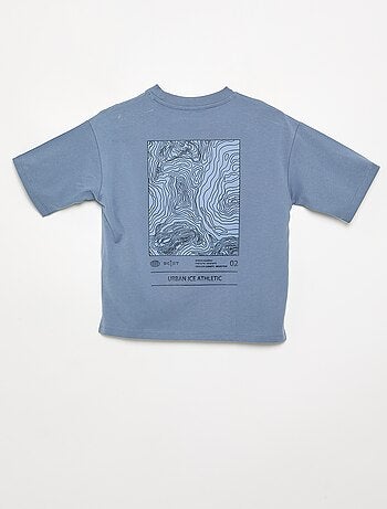 T-shirt estampado de manga curta