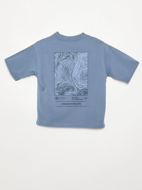 T-shirt estampado de manga curta - Kiabi