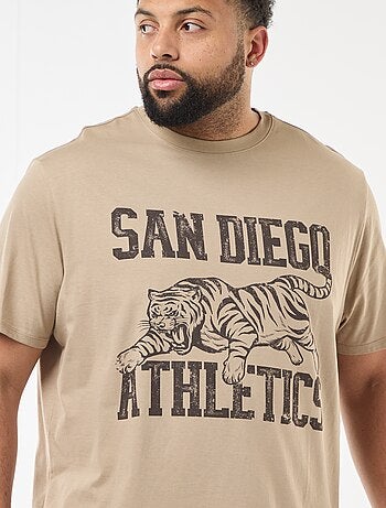 T-shirt estampado de manga curta