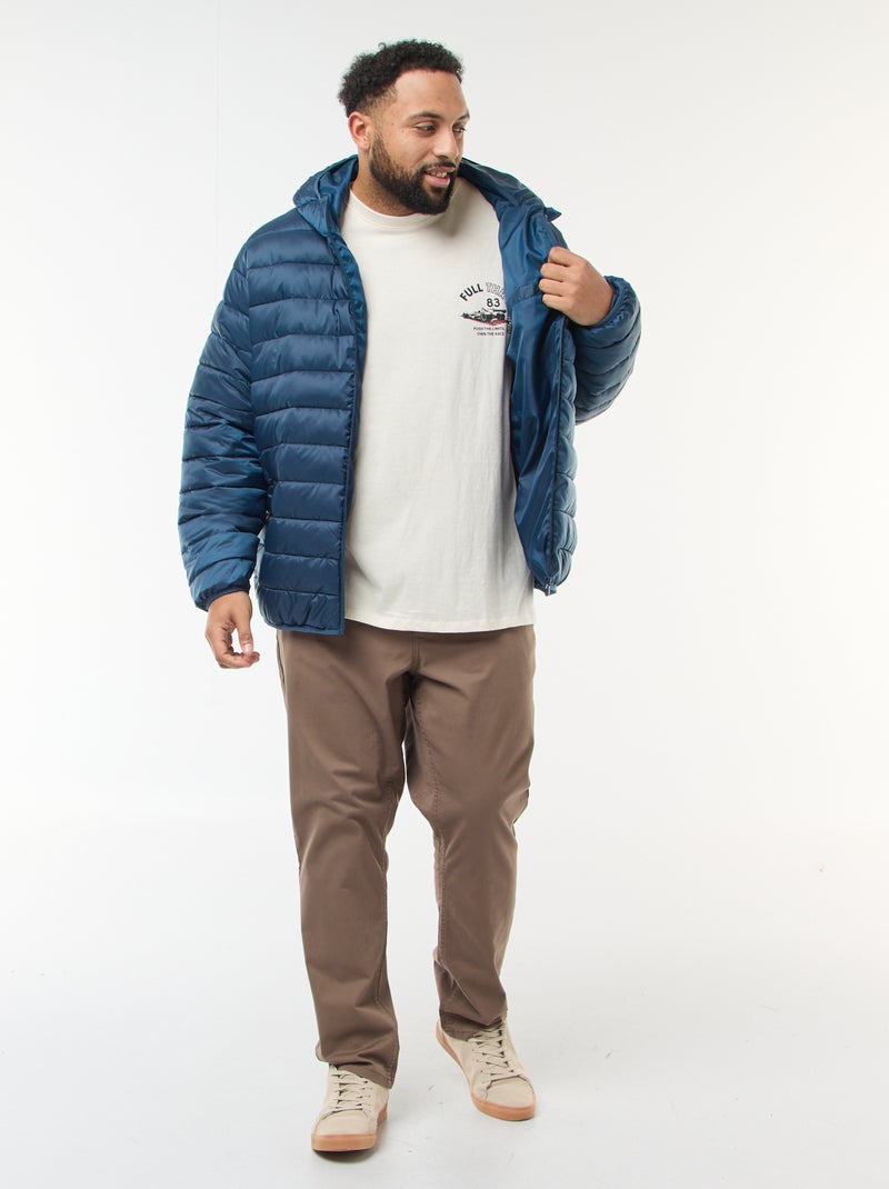 T-shirt estampado de manga curta Branco - Kiabi