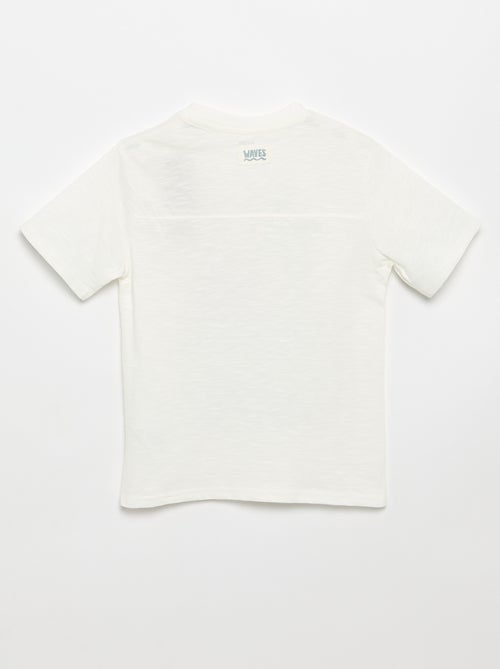 T-shirt estampado de manga curta - Kiabi