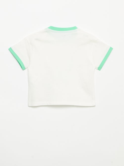 T-shirt estampado de manga curta - Kiabi