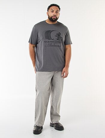 T-shirt estampado de manga curta