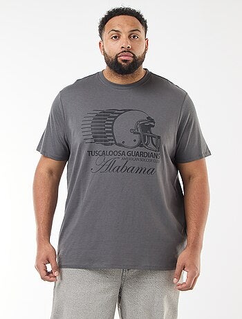 T-shirt estampado de manga curta