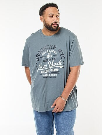 T-shirt estampado de manga curta