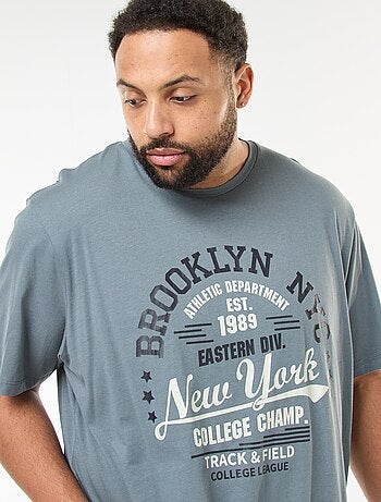 T-shirt estampado de manga curta