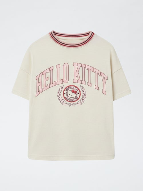 T-shirt estampado de manga curta e gola redonda - Kiabi