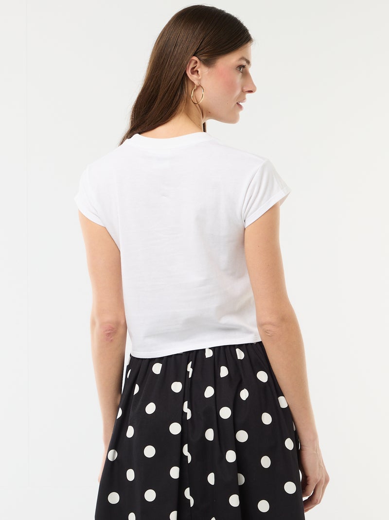 T-shirt estampado de manga curta 'Pokémon' Branco - Kiabi