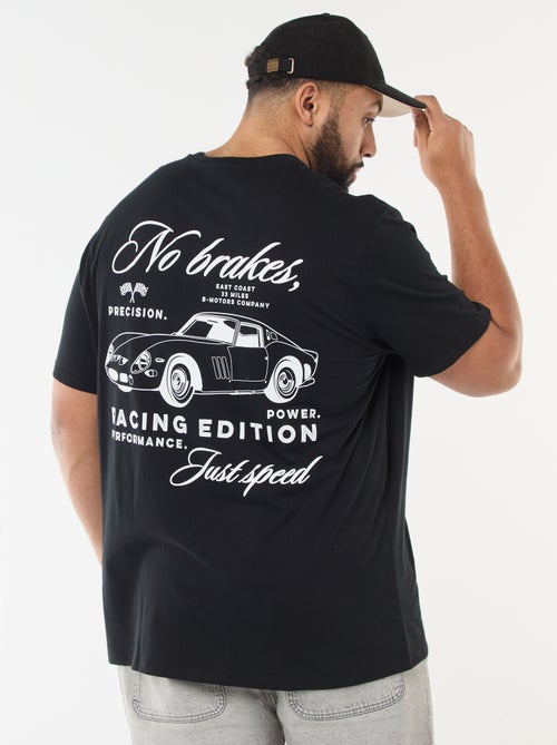 T-shirt estampado de manga curta - Kiabi