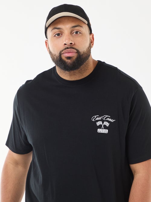 T-shirt estampado de manga curta - Kiabi