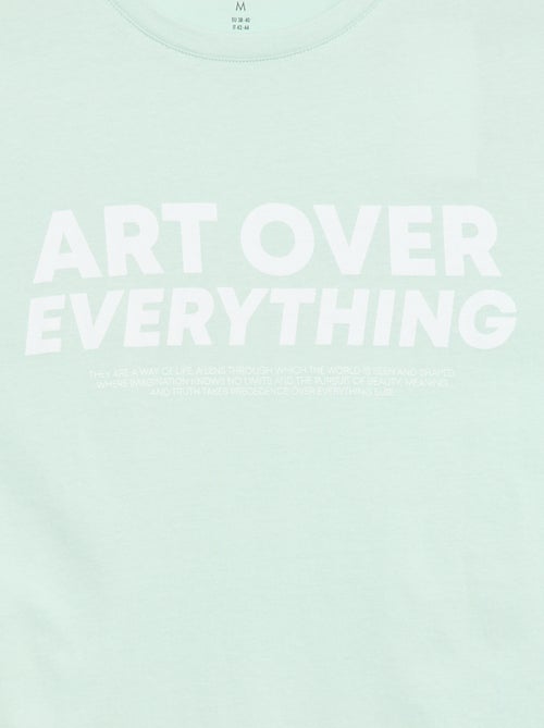 T-shirt estampado de manga curta - Kiabi