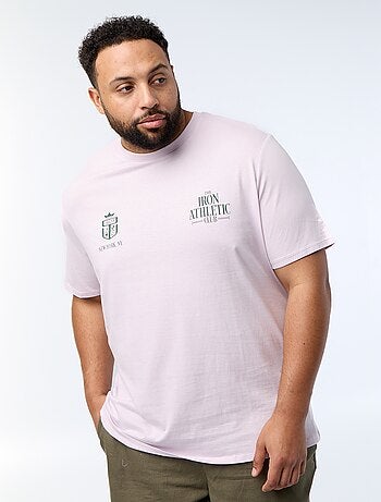 T-shirt estampado de manga curta
