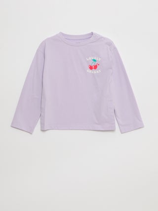 T-shirt estampado de mangas compridas - So Easy