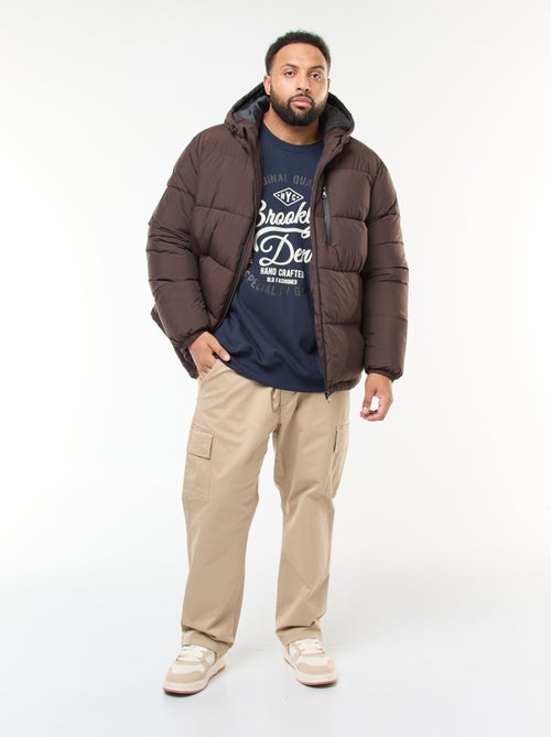 T-shirt estampado de mangas compridas - Kiabi