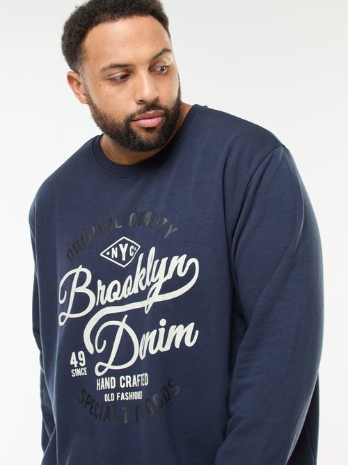 T-shirt estampado de mangas compridas - Kiabi