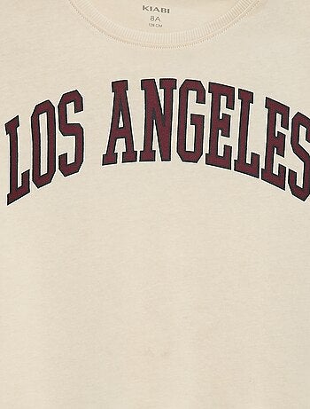 T-shirt estampado de mangas compridas