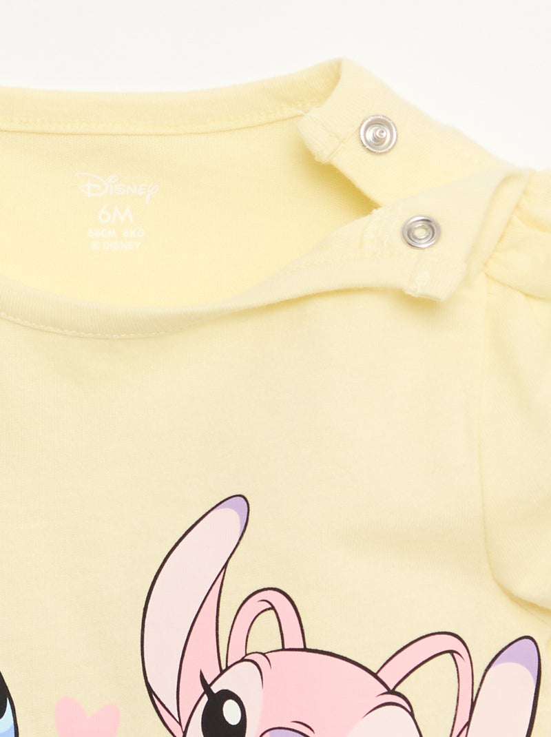 T-shirt estampado 'Disney' Amarelo - Kiabi