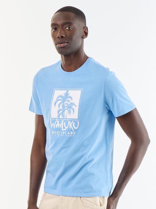 T-shirt estampado divertido de manga curta - Kiabi T-shirt estampado divertido de manga curta - Kiabi