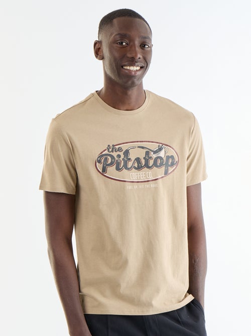T-shirt estampado divertido de manga curta - Kiabi T-shirt estampado divertido de manga curta - Kiabi