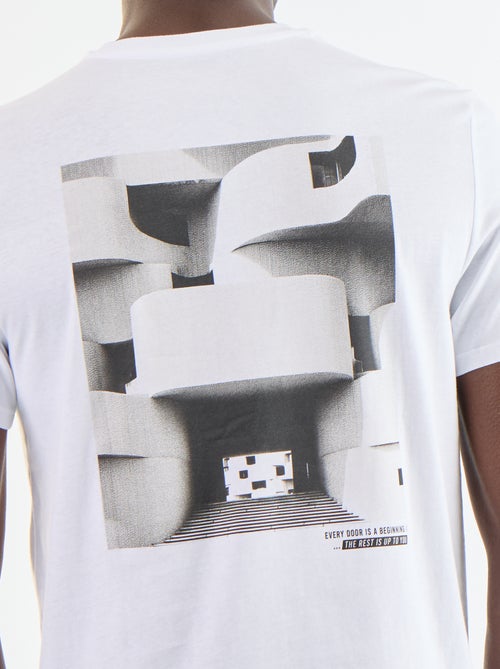 T-shirt estampado divertido de manga curta - Kiabi T-shirt estampado divertido de manga curta - Kiabi