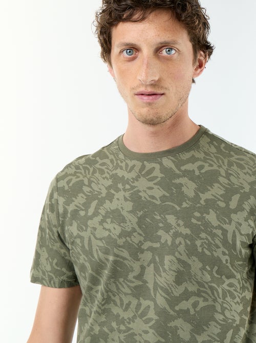 T-shirt estampado divertido de manga curta - Kiabi