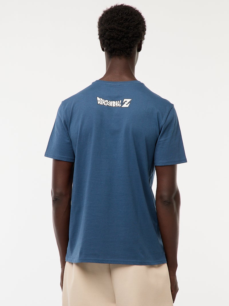 T-shirt estampado 'Dragon Ball' de manga curta Azul - Kiabi