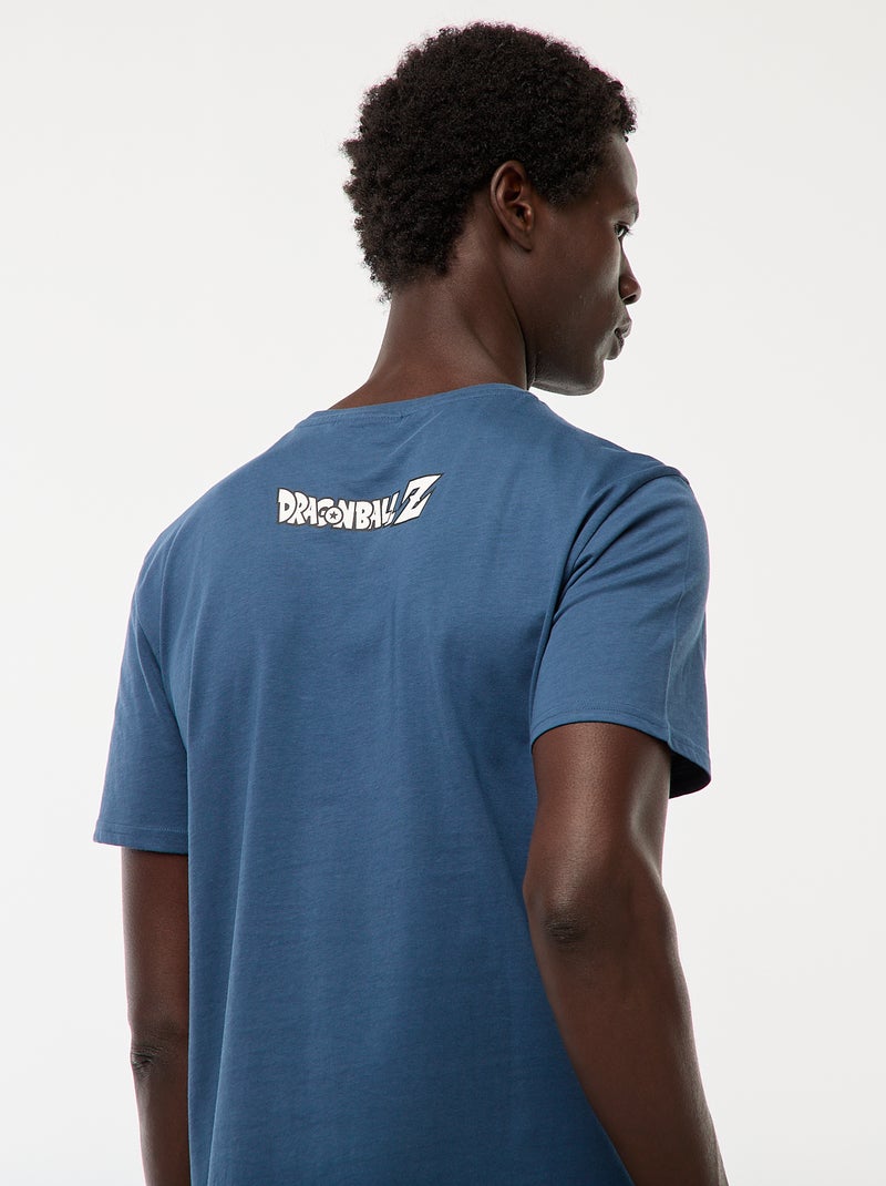 T-shirt estampado 'Dragon Ball' de manga curta Azul - Kiabi
