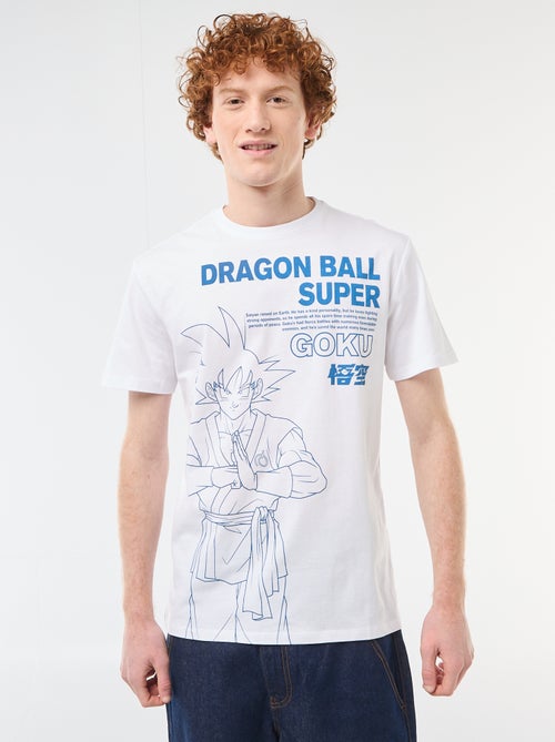 T-shirt estampado 'Dragon Ball' em algodão - Kiabi