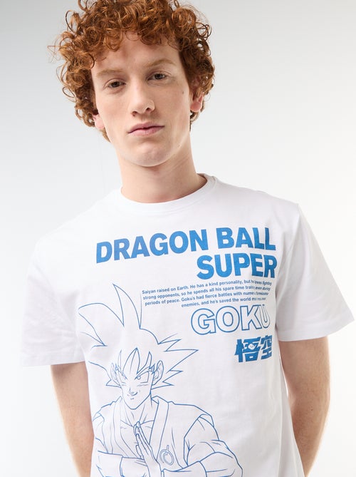 T-shirt estampado 'Dragon Ball' em algodão - Kiabi