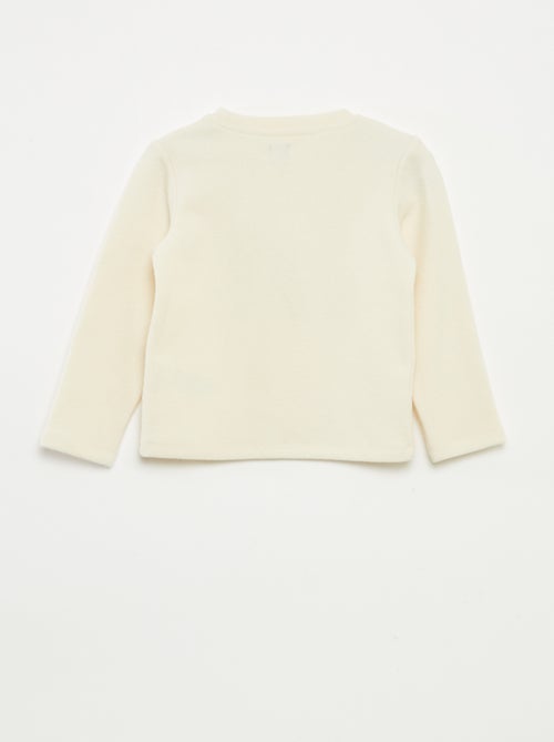 T-shirt estampado em malha macia - Kiabi