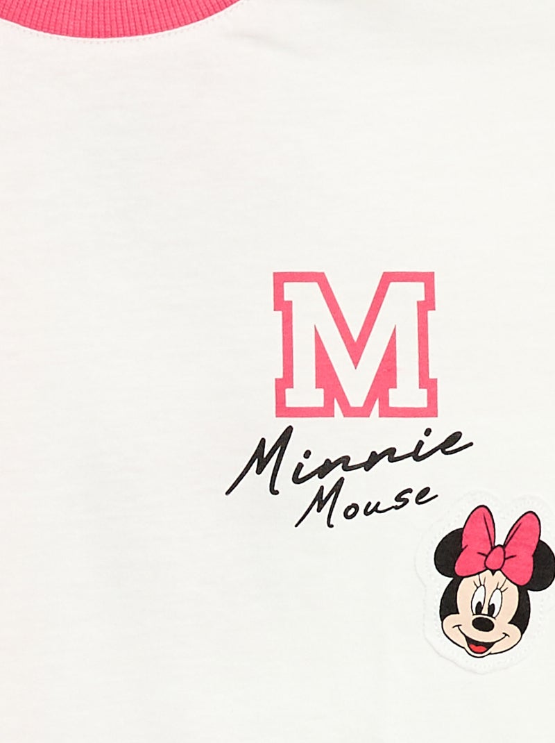 T-shirt estampado fantasia 'Minnie' 'Disney' Branco - Kiabi