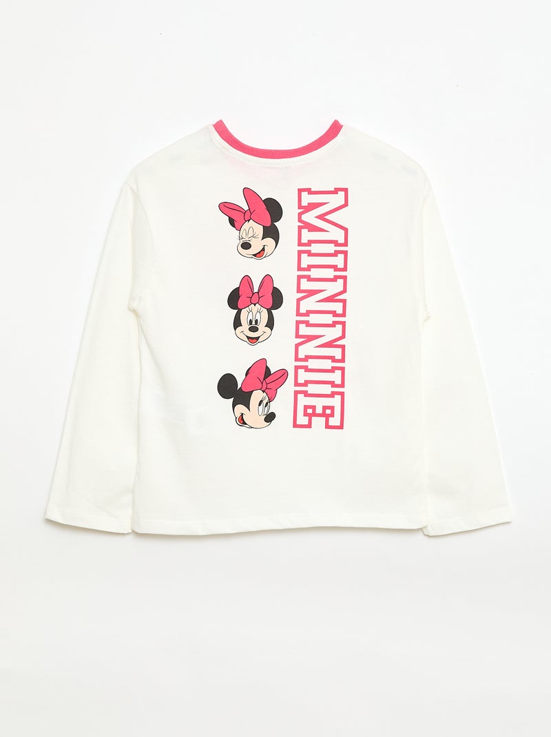 T-shirt estampado fantasia 'Minnie' 'Disney' Branco - Kiabi