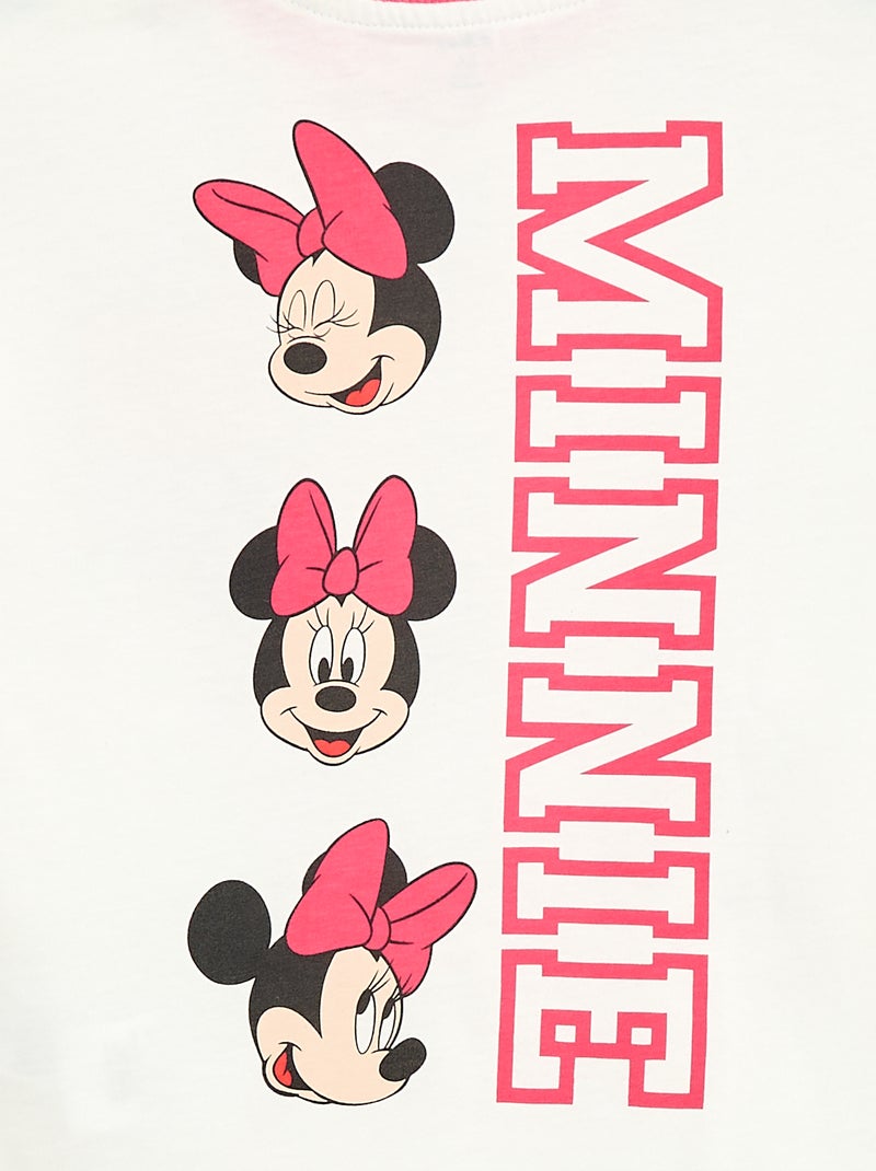T-shirt estampado fantasia 'Minnie' 'Disney' Branco - Kiabi
