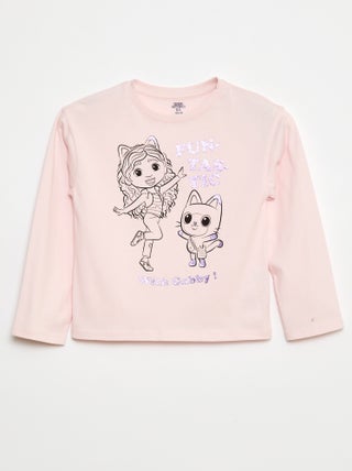 T-shirt estampado 'Gabby e a casa mágica'