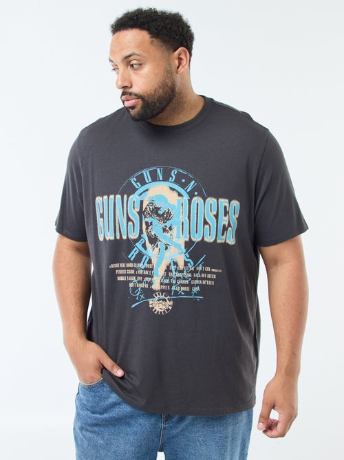 T-shirt estampado 'Guns N' Roses' - Kiabi