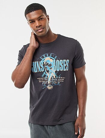 T-shirt estampado 'Guns N'Roses' de manga curta