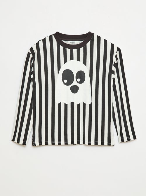 T-shirt estampado 'Halloween' - Kiabi